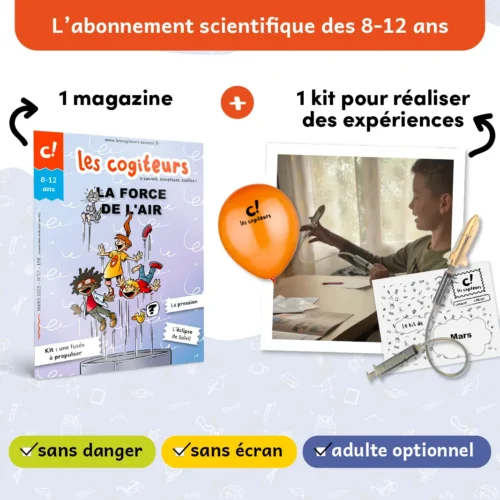 Les Cogiteurs l'abonnement scientifique des 8-12 ans